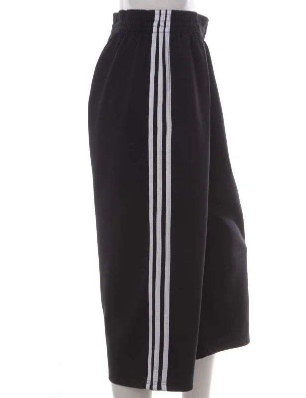 Label Upcycled Adidas Mel Cropped Track Pants Trendy Palazzo Pants