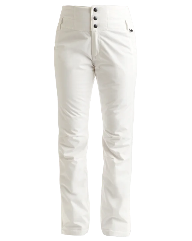 Nils Palisades Women's Snow Pants - Short - White Classic Straight Pants