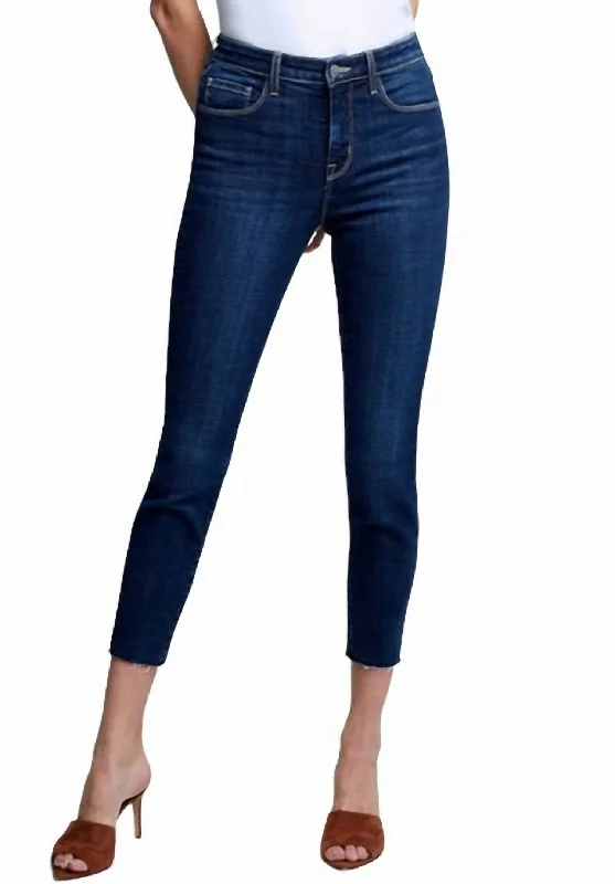 Marguerite High Rise Skinny Pant In Kodiak Classic Stretch Pants