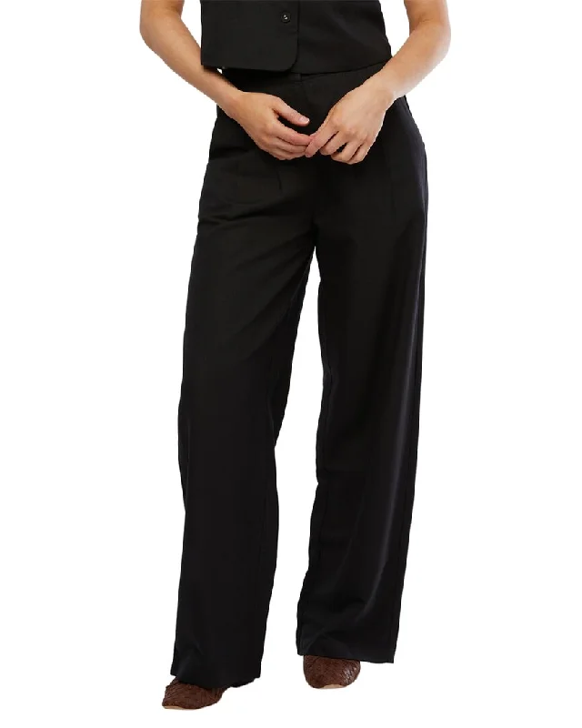 WeWoreWhat Tailored Pant Formal Wide-Leg Pants