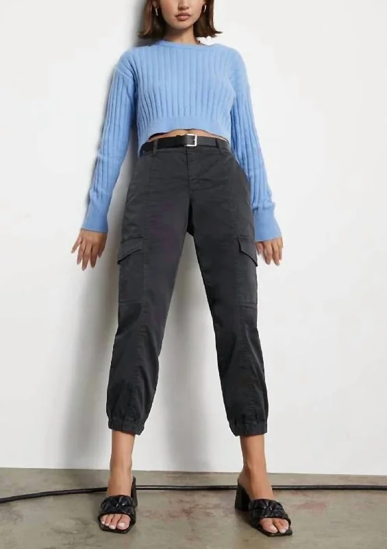 Rebel Pant In Obsidian Casual Drawstring Pants