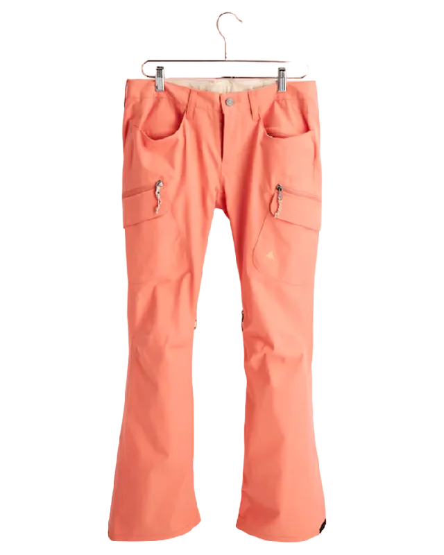 Burton Gloria Womens Insulated Pant - Persimmon - 2022 (L) Comfortable Pleated Pants