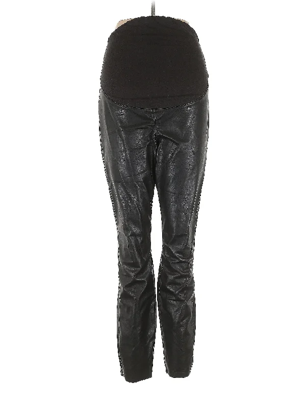 Faux Leather Pants Stylish Casual Pants