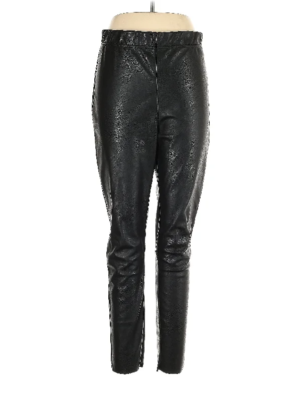 Faux Leather Pants Casual Lounge Pants