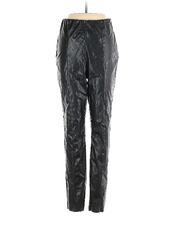 Faux Leather Pants Comfortable Maternity Pants