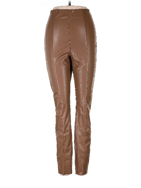 Faux Leather Pants Sleek Black Pants