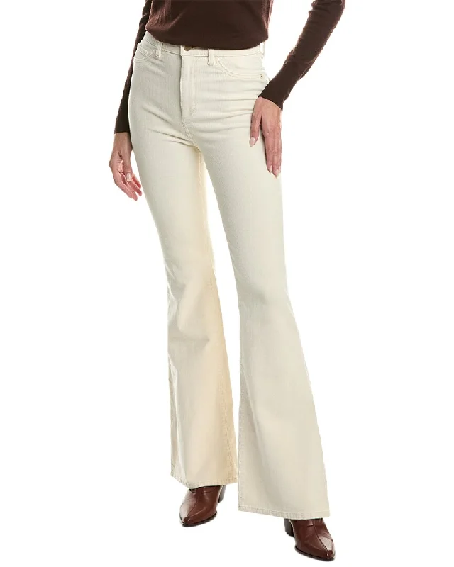 DL1961 Rachel Ultra High Rise Corduroy Flare Pant Slim Fit Casual Pants