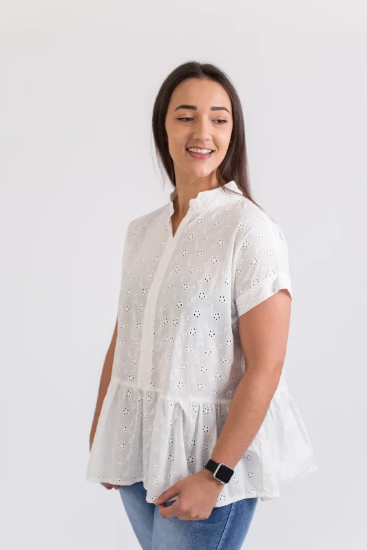 Freesia Blouse- Angalise Wrap Front Blouse