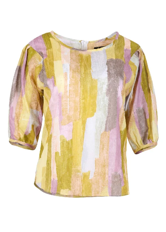 Providencia Blouse Sunset in Cotton Everyday Stylish Blouse