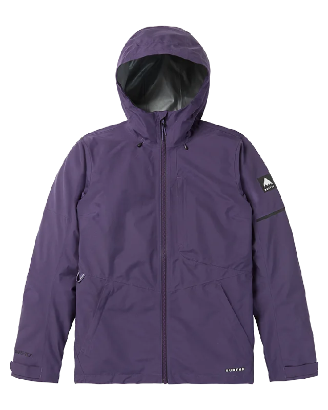 Burton Womens Multipath Gore-Tex 2L Jacket - Violet Halo - 2023 Real Fur Shearling Chenille