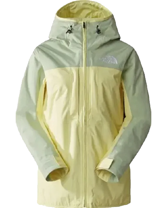 The North Face Women's Namak Insulated Snow Jacket - Sun Sprite/Misty Sage Iron Safe Non-Iron Wrinkle Free