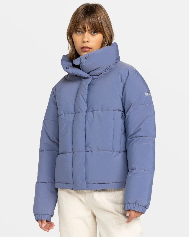 Winter Rebel Insulated Winter Jacket - Wild Wind Elasticated Padded Insulated