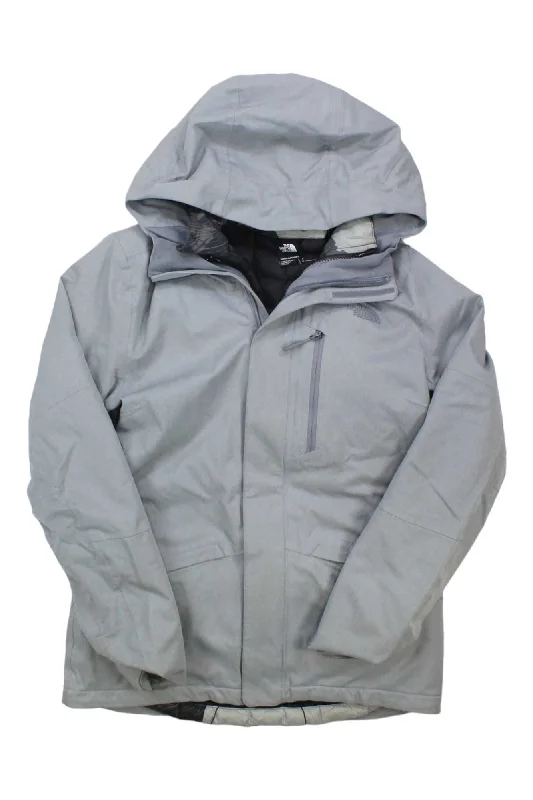 The North Face Women's ThermoBall Eco Snow Triclimate Jacket Notch Collar Peter Pan Collar Cowl Neck