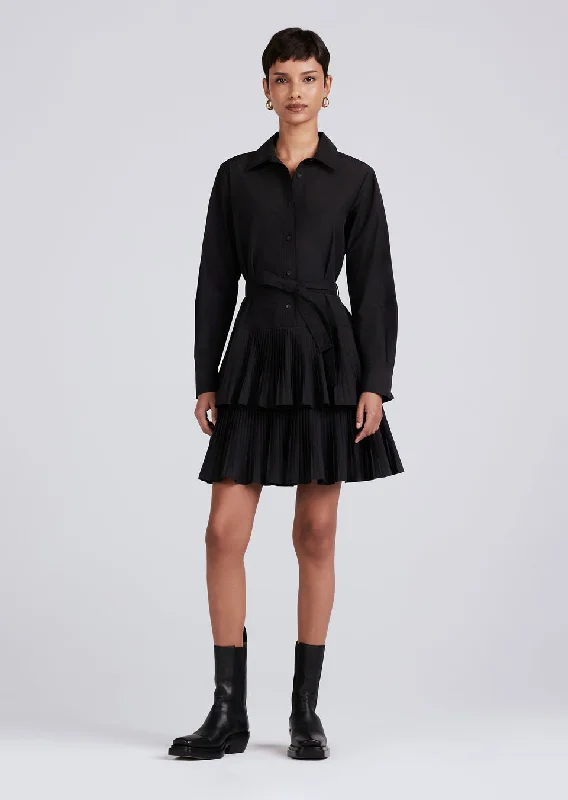 Derek Lam Sterling Long Sleeve Mini Dress Elegant Tulle Mini Dress