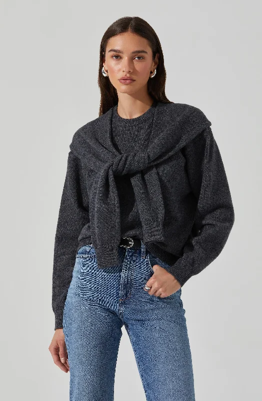 Delrin Double Layered Sweater Handmade Hand-knitted Hand-woven