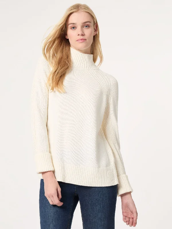 Directional Ribbed Sweater Oversized Loose Flowy