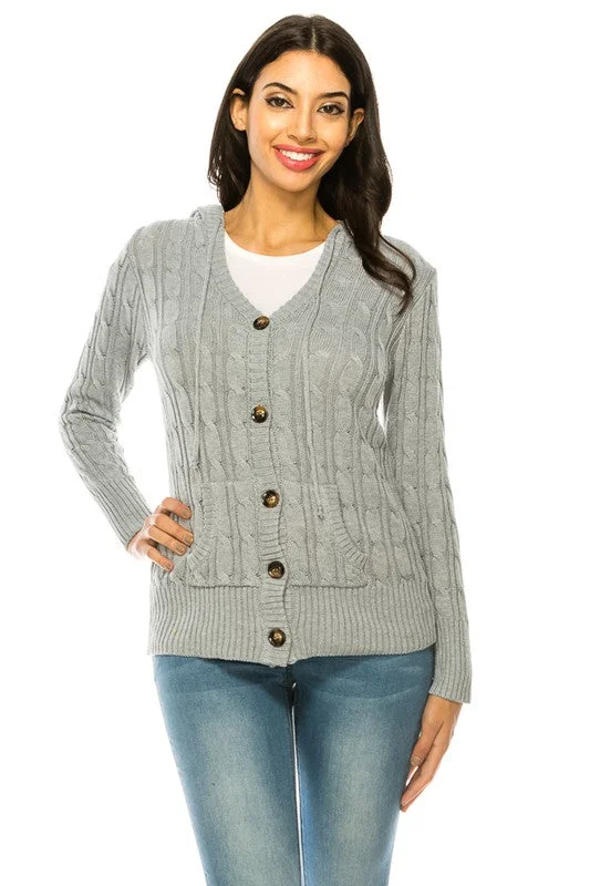 Knit Sweater Welt Pockets Slit Pockets Flap Pockets