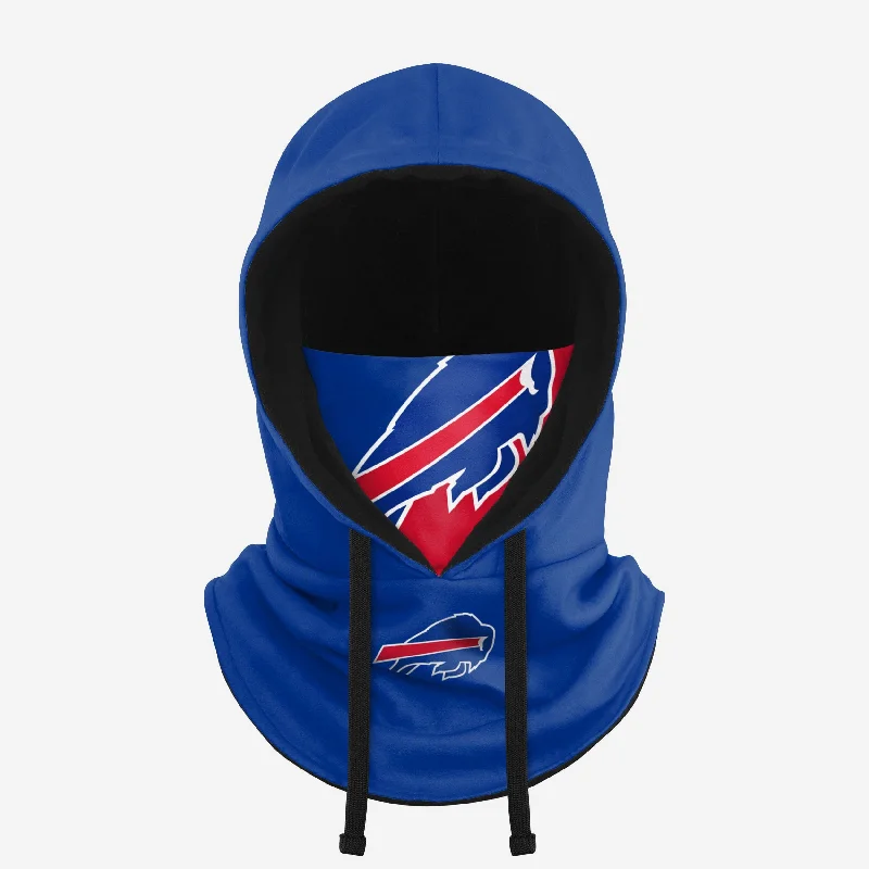 Buffalo Bills Drawstring Hooded Gaiter Hoodie with Reflective Safety Nightwear