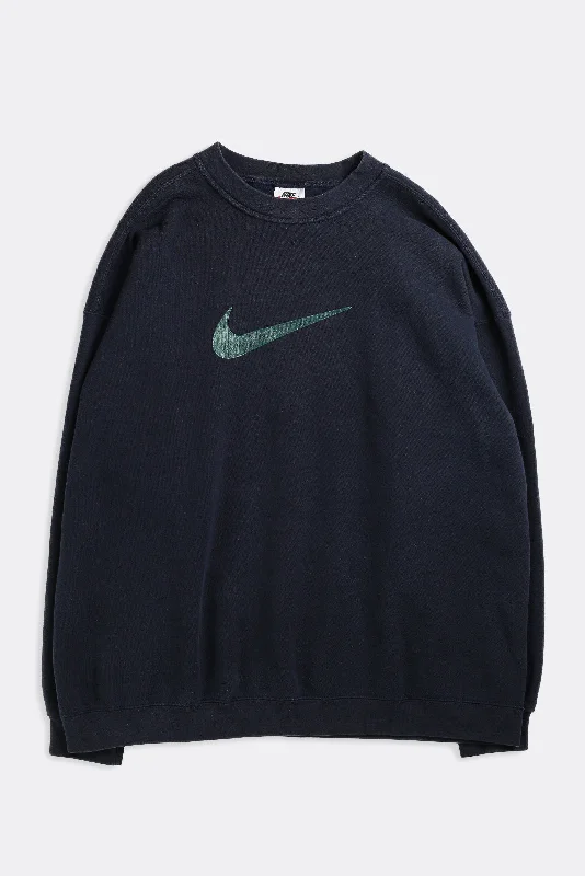 Vintage Nike Sweatshirt Hoodie with Batwing Sleeves Loose Dramatic