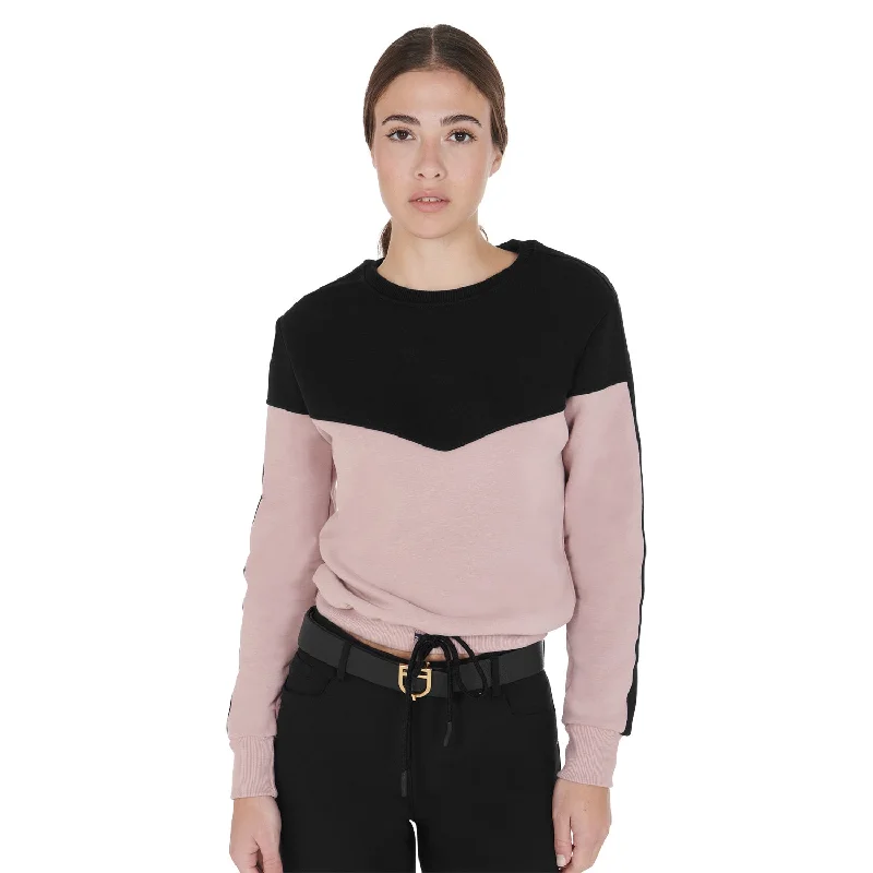 WOMEN'S OVERSIZED CREWNECK SWEATSHIRT Hoodie with Gradient Ombre Colorful