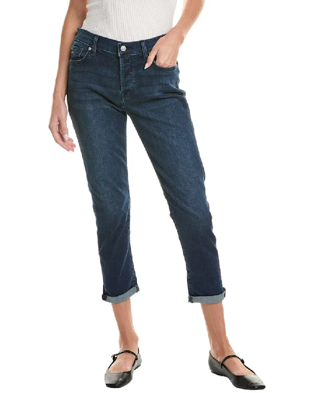 7 For All Mankind Josefina Hazel Feminine Boyfriend Jean Fashionable Cropped Denim Jeans