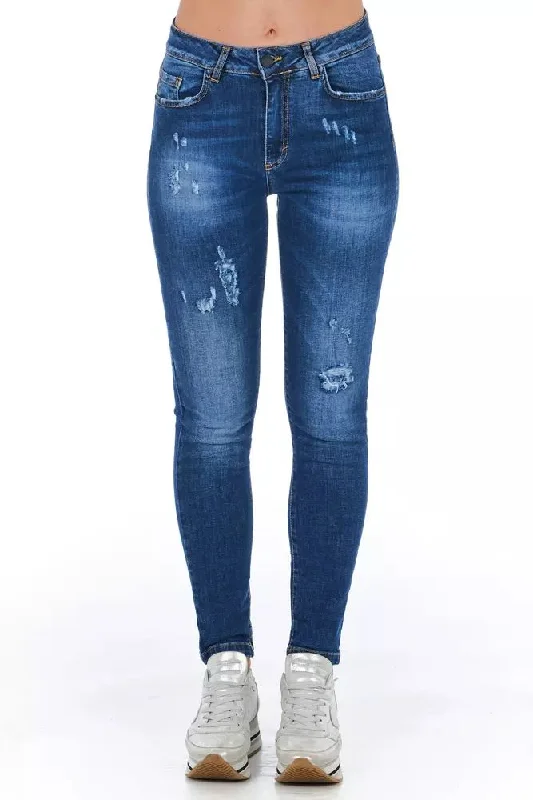 Blue Denim Women Jeans Fashionable Bootcut Jeans