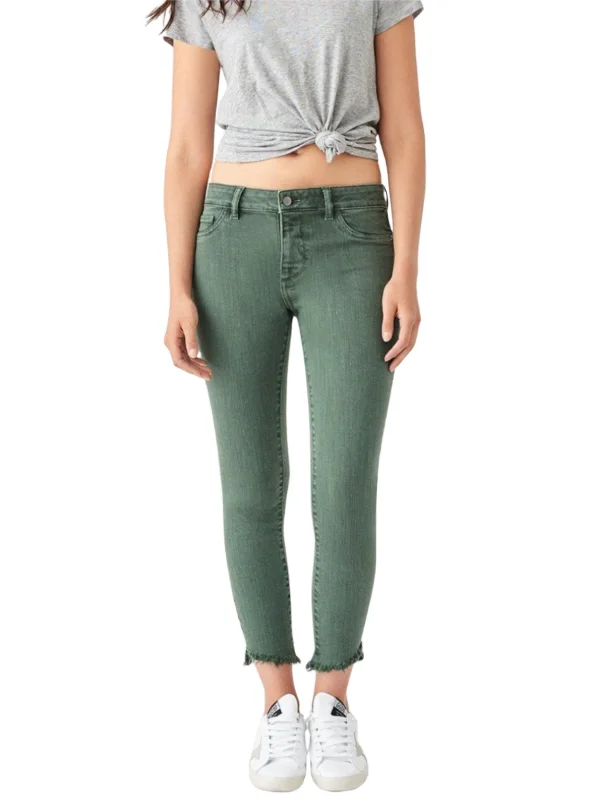 DL1961 Women's Jade Florence Cropped Mid Rise Instasculpt Skinny Jeans NWT Fashionable Jeggings Style Jeans