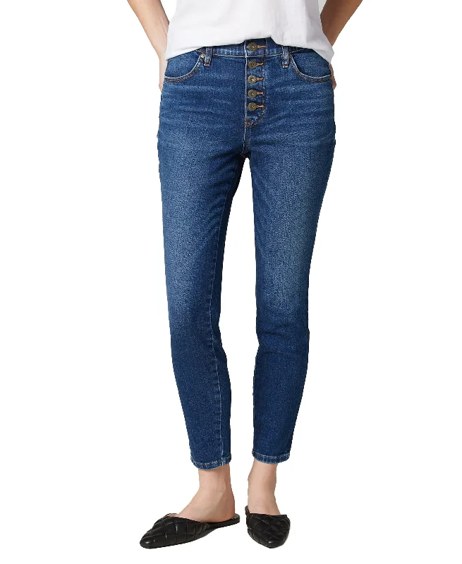 Jeans Women's Valentina Pull On Skinny Jeans Comfortable Zip-Up Skinny Jeans