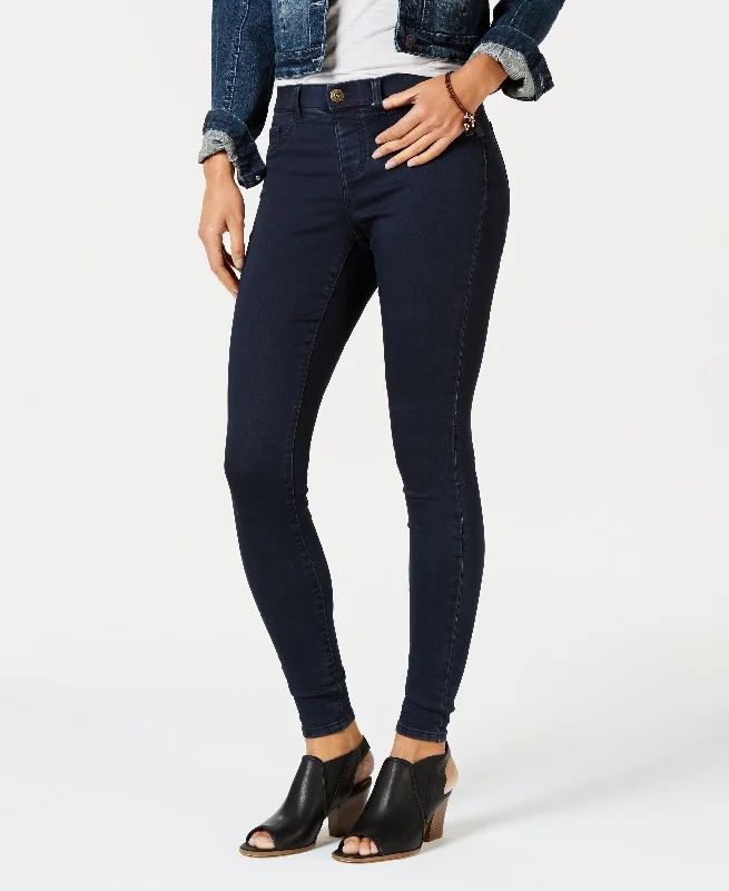 Style & Co Faux Fly Skinny Jeans Comfortable Straight-Legged Denim