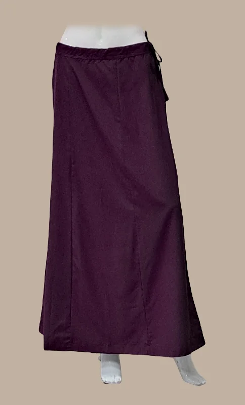 Grape Cotton Under Skirt silk skirt luxurious