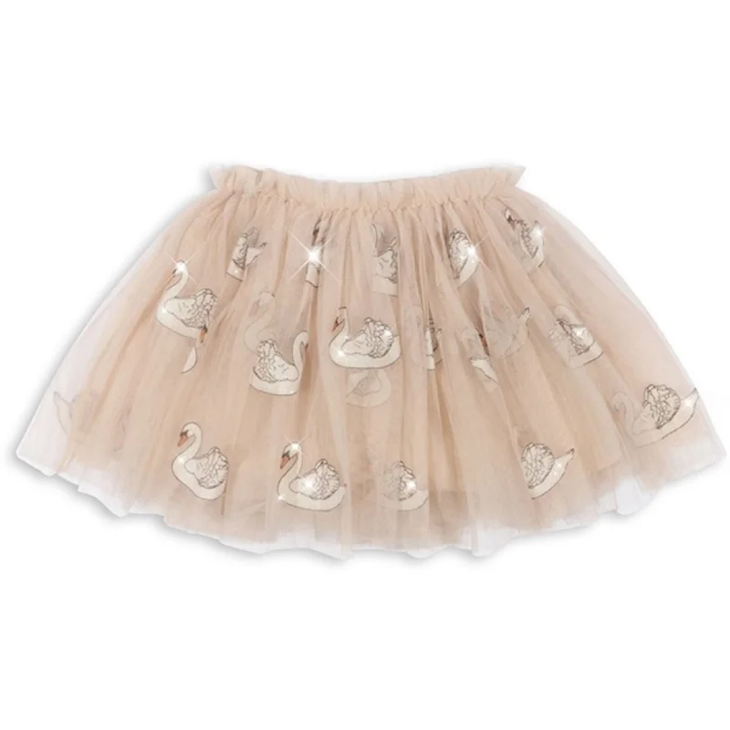 Konges Sløjd Swan Glitter Fayette Skirt belted skirt waist