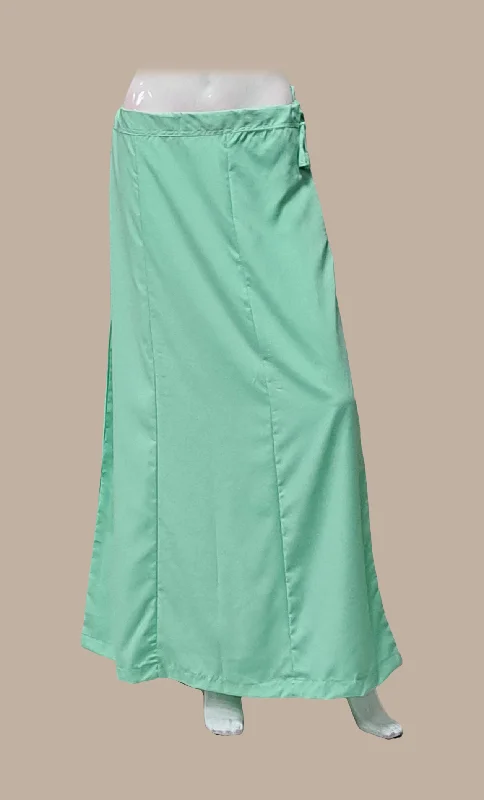 Light Green Cotton Under Skirt linen skirt natural