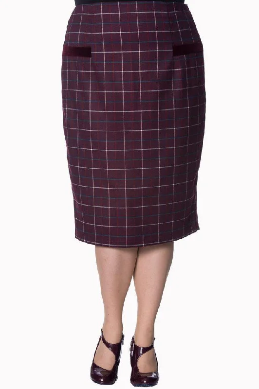 Maddy Plus Size Pencil Skirt chiffon skirt floaty