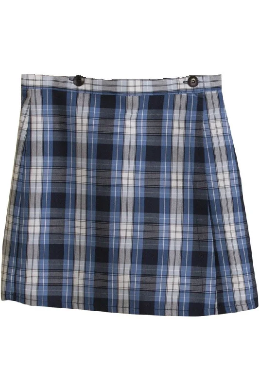 Plaid 76 Flap Skort corduroy skirt textured