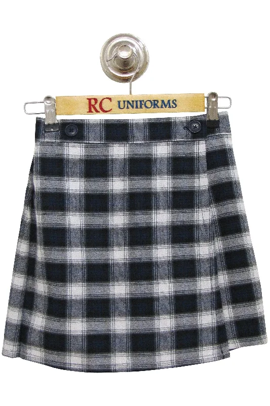 Plaid 64 Flap Skort athletic skirt fit