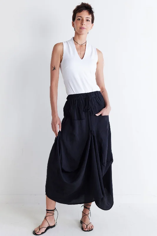 The Light Poplin Go-To Skirt chiffon skirt airy